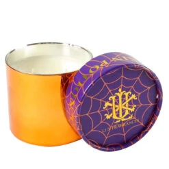 Lux Fragrances Pumpkin Potion 15 Oz 2 Wick Orange Glass Candle