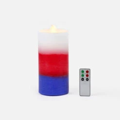 180 Degrees Water Wick Candle - Red, White & Blue