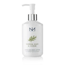 Niven Morgan Pepper Sage & Cedar Hand & Body Lotion 10.5 Oz