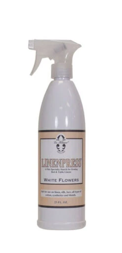 Le Blanc White Flowers Linen Press - 25 Oz.