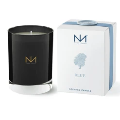 Niven Morgan Blue Candle In Gift Box