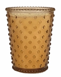 Simpatico 16oz Hobnail Candle - Butterscotch