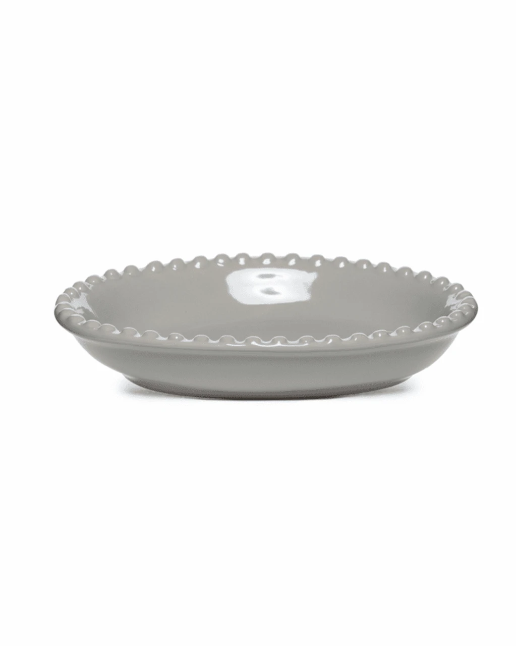 Simpatico Ceramic Soap Dish - Pewter
