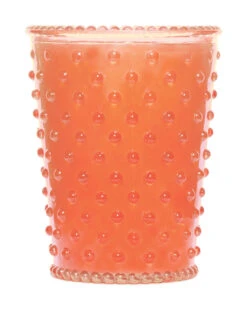 Simpatico Hobnail Glass Candle Guava (No. 71)