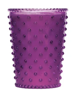 Simpatico Hobnail Glass Candle Plum (No. 58)