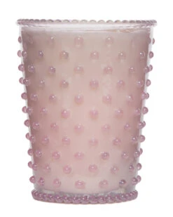 Simpatico Home 16 Ounce Hobnail Glass Candle - Beach Plum (No. 36)