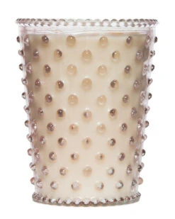 Simpatico Home 16 Ounce Hobnail Glass Candle - Honeysuckle (No. 92)