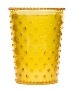 Simpatico Home 16 Ounce Hobnail Glass Candle - Meyer Lemon (No. 97)
