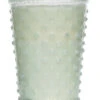 Simpatico Home 16 Ounce Hobnail Glass Candle - Snow (No. 85)