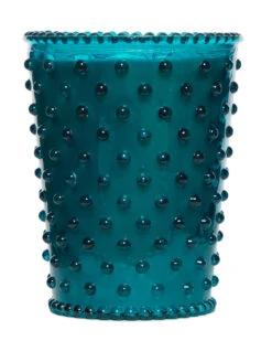 Simpatico Home 16 Ounce Hobnail Glass Candle - Spanish Lime (No. 14)