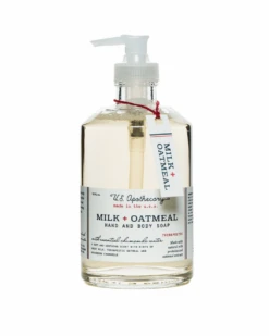 US Apothecary 12oz Hand Soap - Milk/Oatmeal